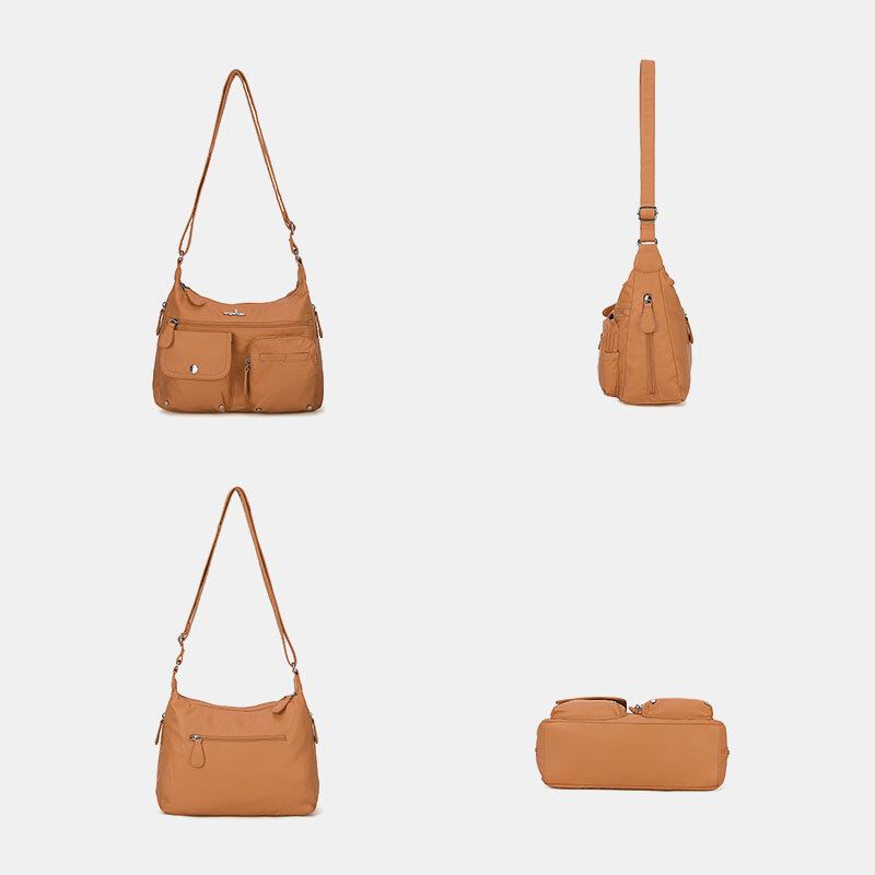 Vrouwen Multifunctionele Kunstleer Crossbody Schoudertas