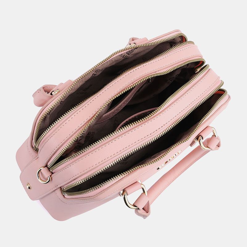 Vrouwen Pu-leer Multi-compartiment Crossbody Tassen Handtas Schoudertas Met Grote Capaciteit