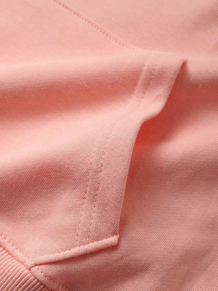 Heren Vlinderlandschapsprint Met Lage Schouderopdruk Warme Hoodies