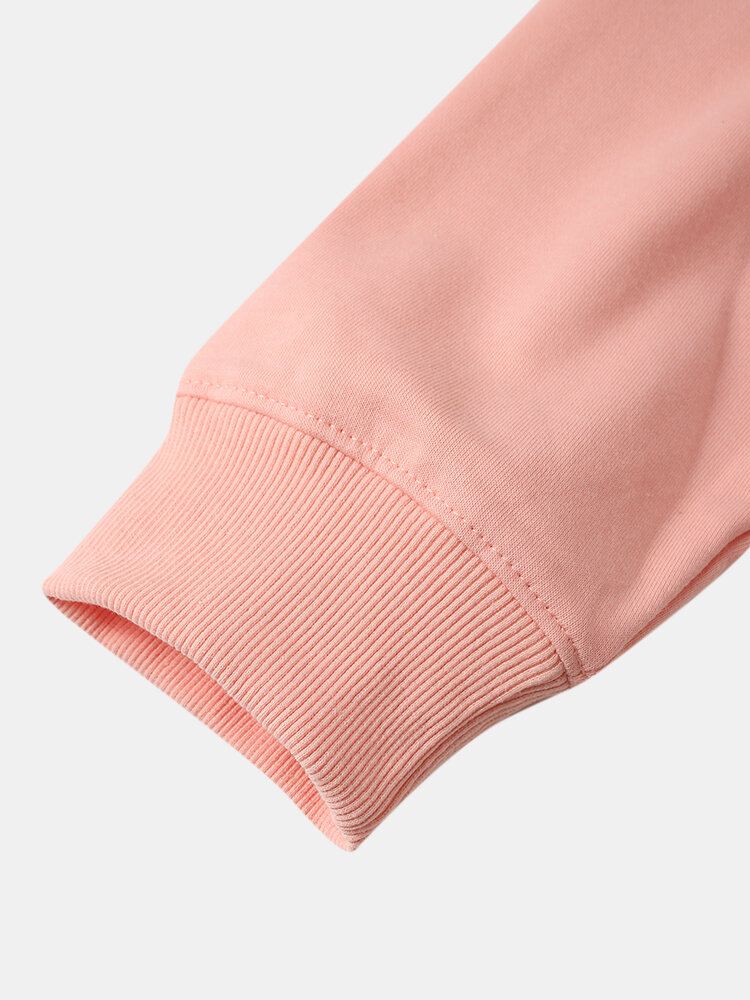 Heren Vlinderlandschapsprint Met Lage Schouderopdruk Warme Hoodies