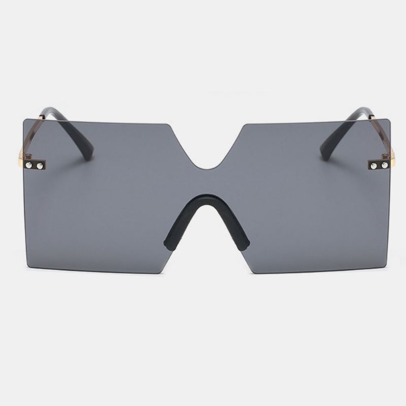Unisex Oversizes Frameloze Uv-bescherming Modetrend Kleurverloop Zonnebril