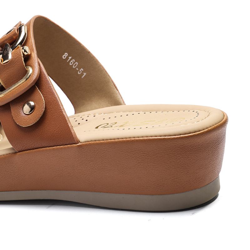Dames Soft Hollow Ademend Antislip Strand Casual Sandalen