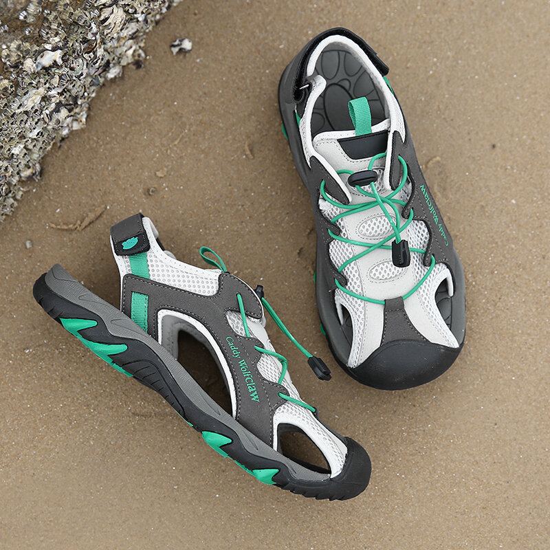 Heren Close Toe Elastische Band Outdoor Lichtgewicht Sport Strand Sandalen