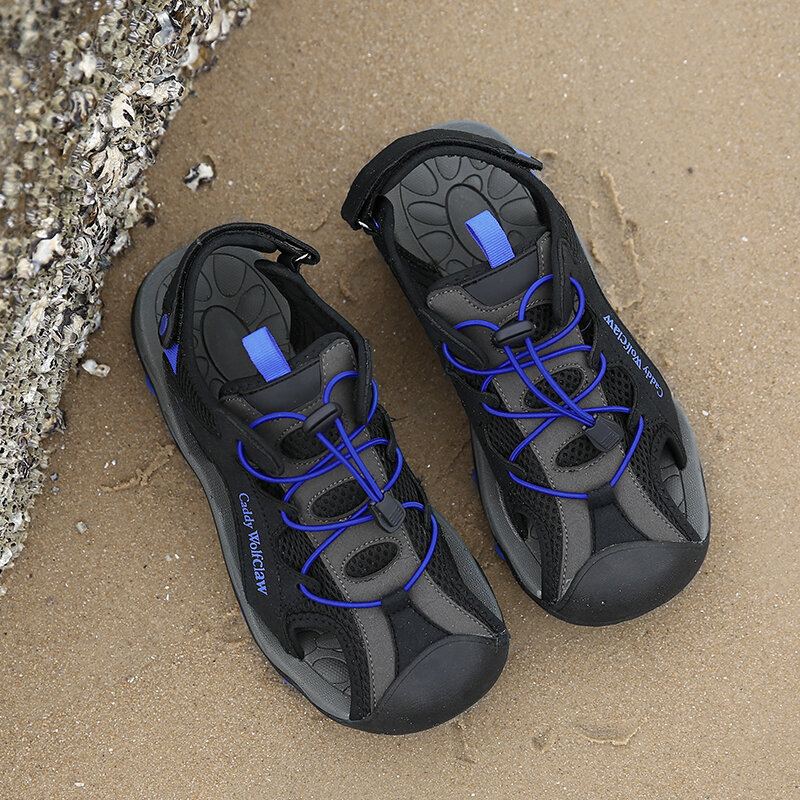 Heren Close Toe Elastische Band Outdoor Lichtgewicht Sport Strand Sandalen