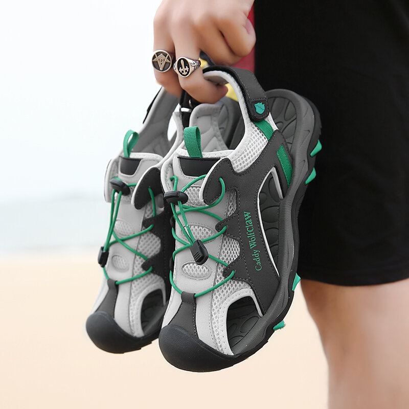 Heren Close Toe Elastische Band Outdoor Lichtgewicht Sport Strand Sandalen