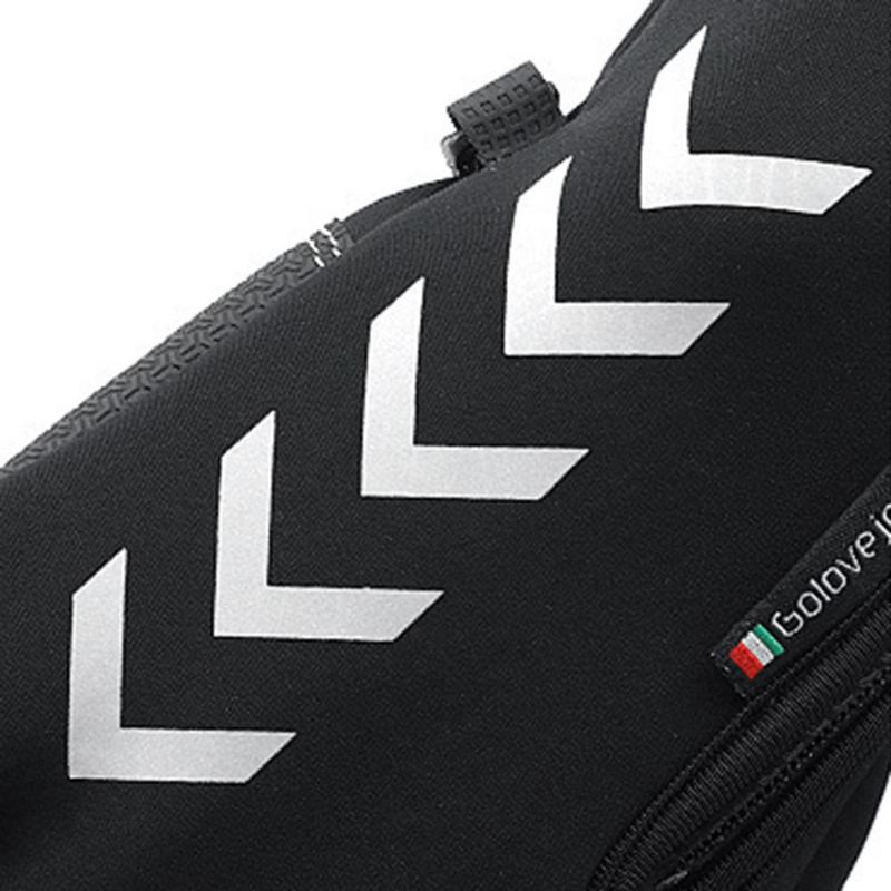 Fietsen Warme Handschoenen Seizoen Outdoor Waterdichte Sport Anti-slip Vijf-vinger Touchscreen Nacht Rijden Hoogtepunt Reflecterende Handschoenen