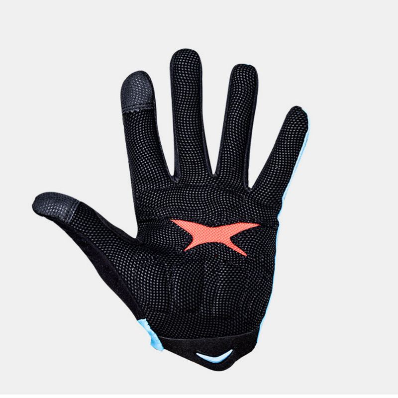 Unisex Non-slip Full Finger Ademende Elastische Outdoor Riding Fietshandschoenen