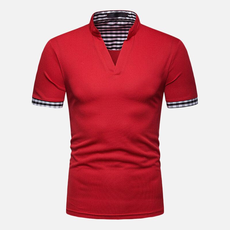 Golfshirts Met V-hals Voor Heren