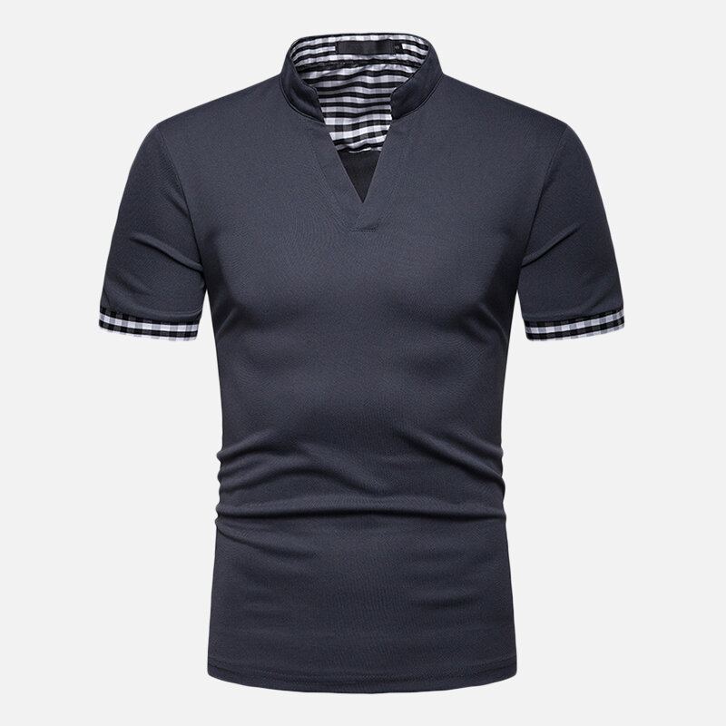 Golfshirts Met V-hals Voor Heren