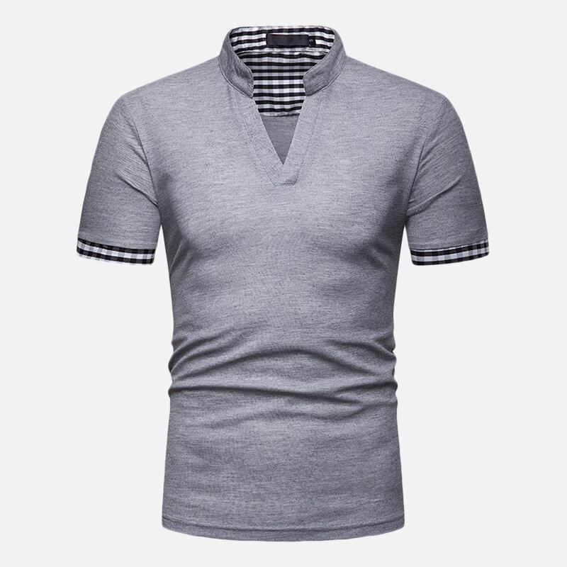 Golfshirts Met V-hals Voor Heren