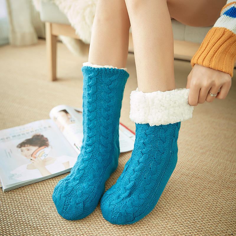 Dames Winter Verdikking Warme Antislip Middenbuis Sokken