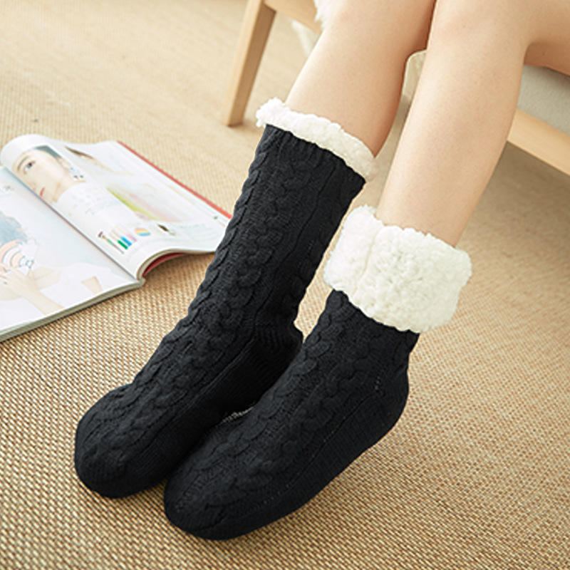 Dames Winter Verdikking Warme Antislip Middenbuis Sokken