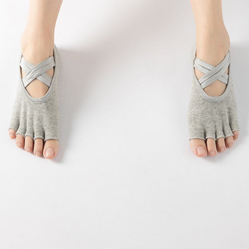 Damesbadstof Yogasokken Vijfvingersokken