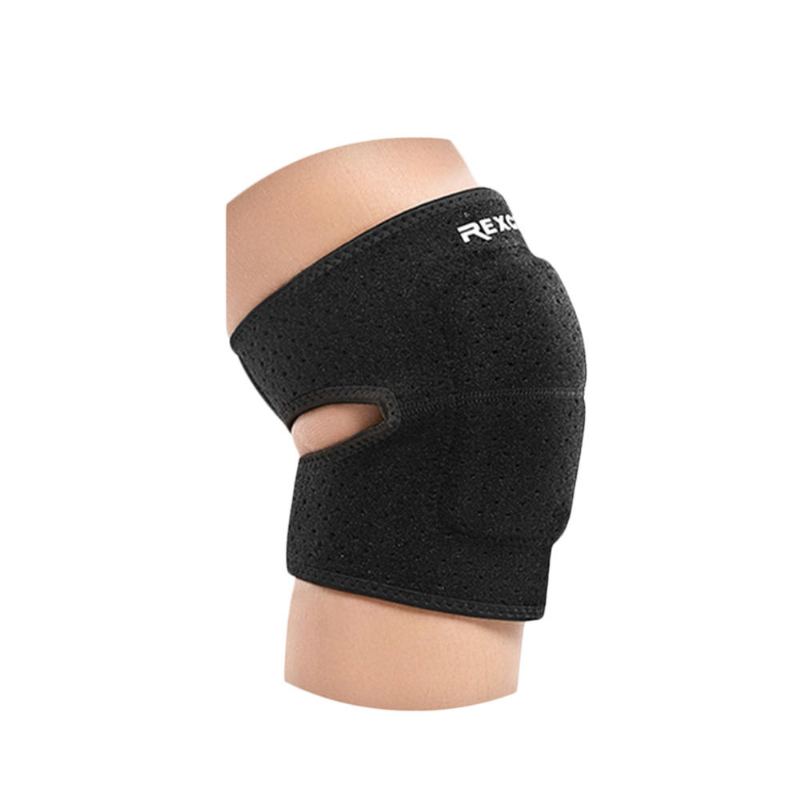 Sportkniebeschermers 1 Paar Hardloopdruk Ademende Voetmand Rij Rijden Klimmen Eva Dik Kussen Om De Knie Te Beschermen