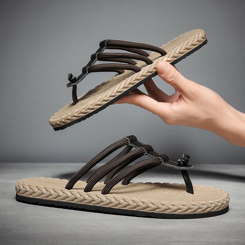 Heren Microfiber Soft Bottom Clip Teen Antislip Comfy Beach Casual Slippers