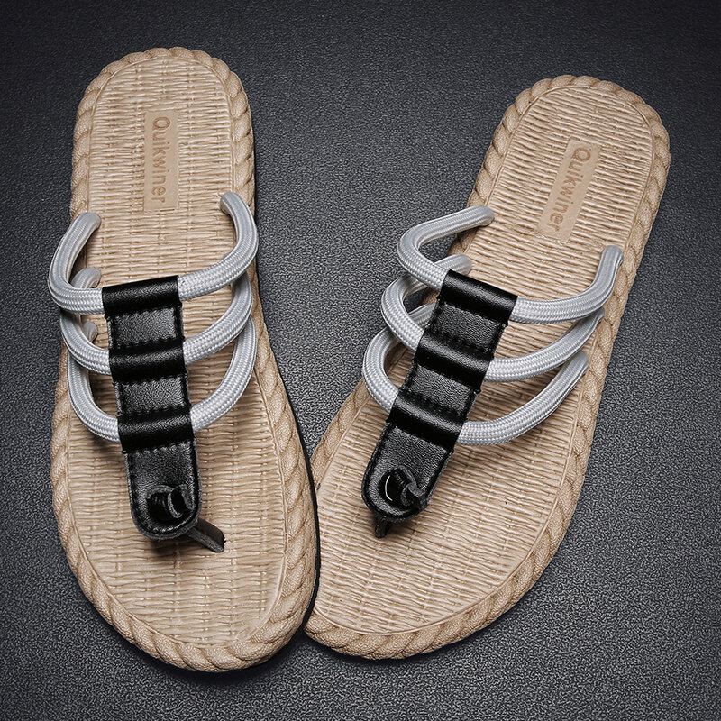 Heren Microfiber Soft Bottom Clip Teen Antislip Comfy Beach Casual Slippers