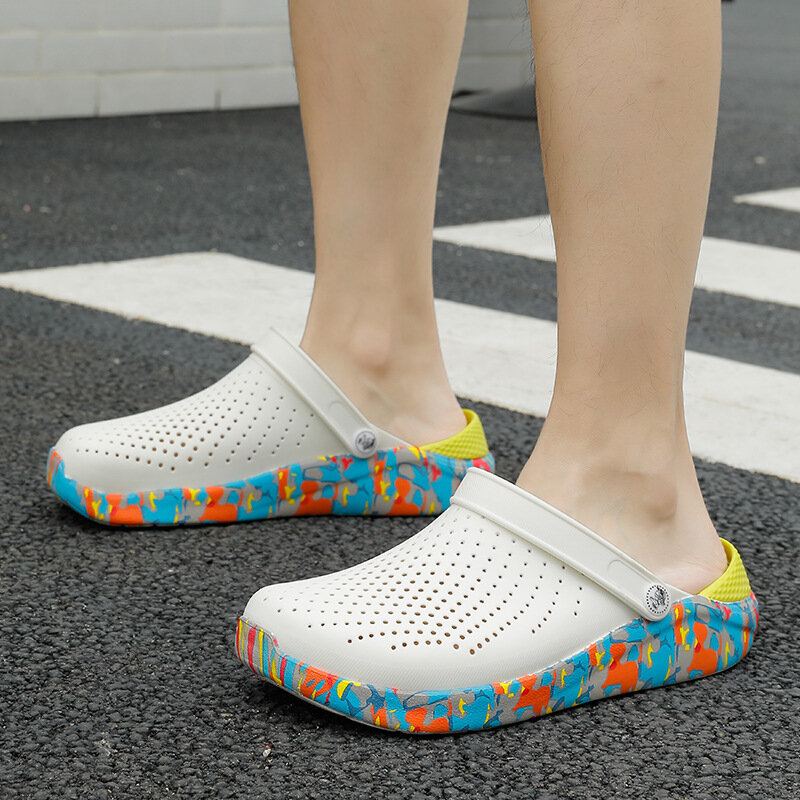 Herenmode Graffiti Persoonlijkheid Outdoor Strandsandalen En Slippers