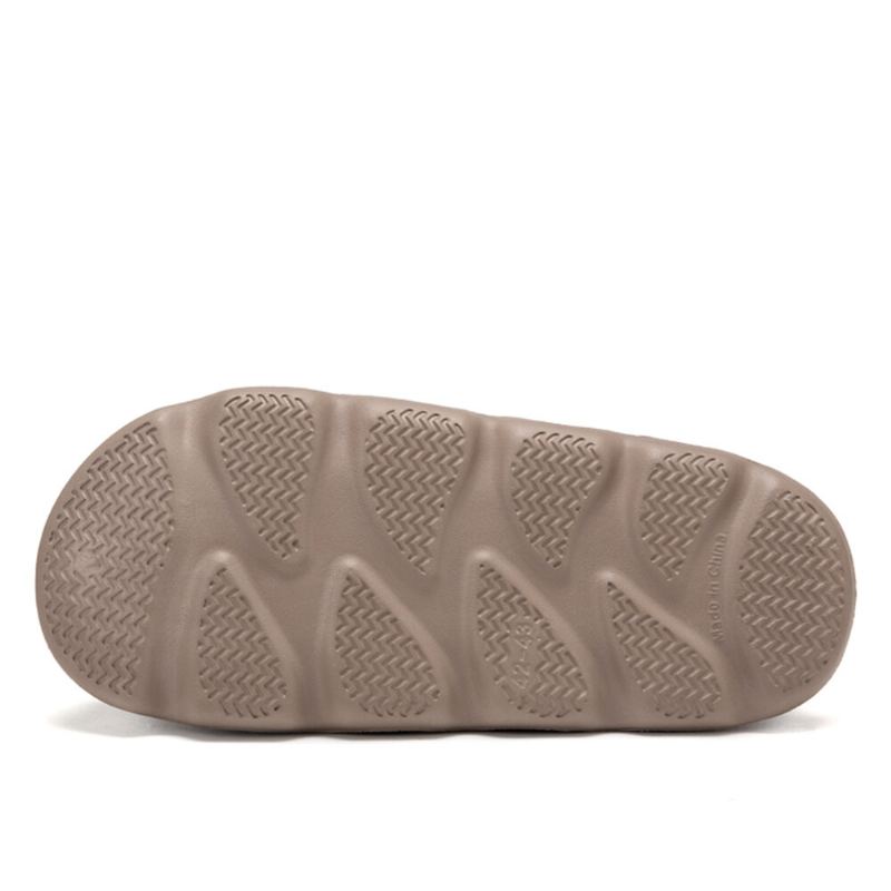 Mannen Pu Leer Waterdicht Antislip Elastische Schoen Mond Ontwerp Zachte Warme Thuis Katoenen Slippers