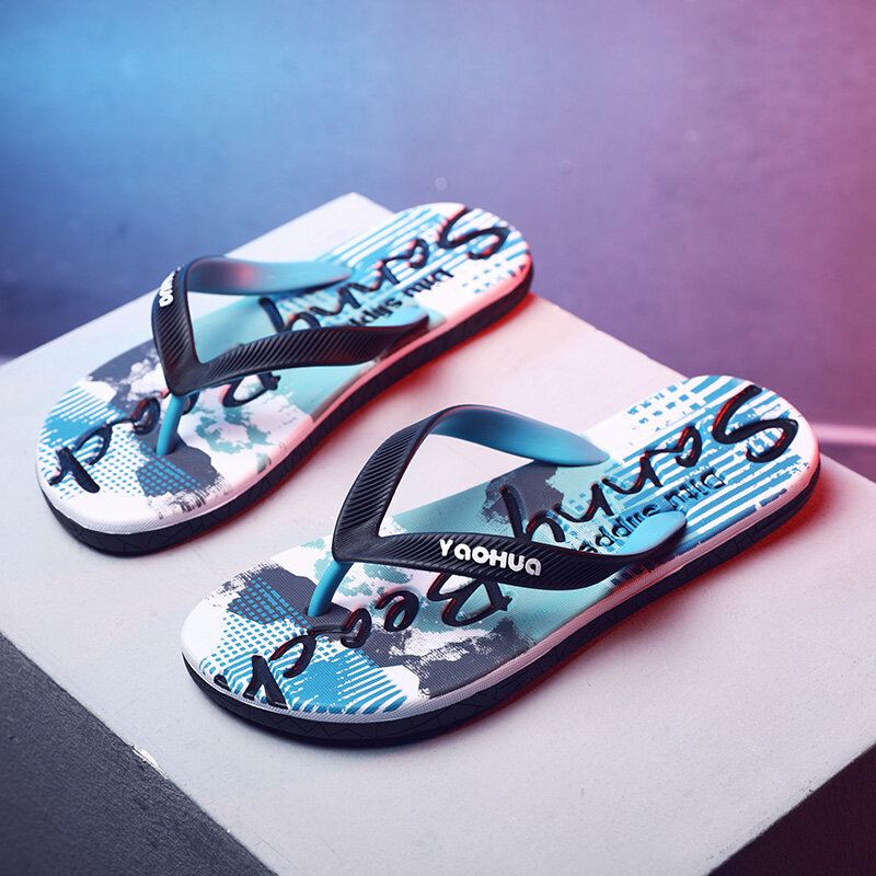 Unisex Strand Slippers Mannen Vrouwen Casual Clip Teen Slippers Ademende Anit-slip Slippers