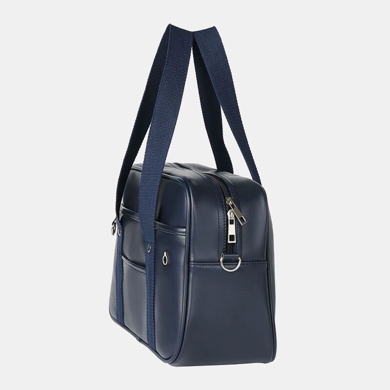Vrouwen Pu Lederen Waterdichte Student Schooltas Casual Schoudertas Handtas