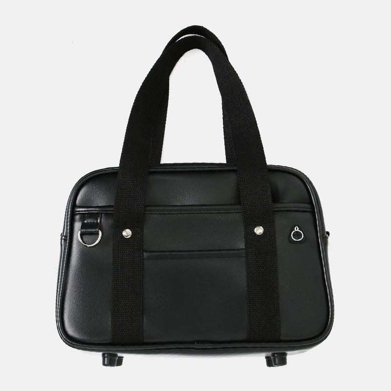 Vrouwen Pu Lederen Waterdichte Student Schooltas Casual Schoudertas Handtas