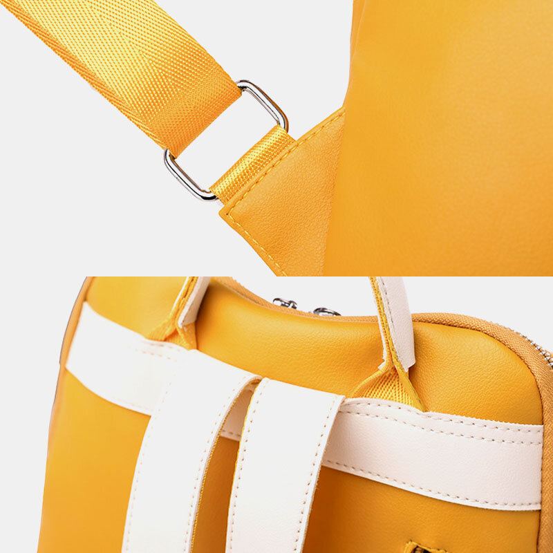 Dames Star Rivet Waterproof Multi-carry Handtas Schoudertas Rugzak